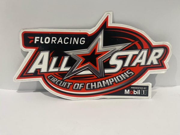 FLO RACING ALL STAR CIRCUIT OF CHAMPIONS WING STICKER