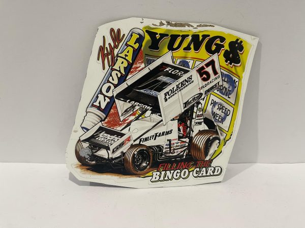 KYLE LARSON BINGO CARD STICKER