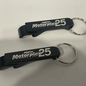 PERTH MOTORPLEX 25 YEARS BOTTLE OPENER KEY RING
