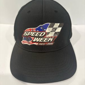 2024-2025 SPRINTCAR SPEEDWEEK.  BLACK CAP / VERCRO BACK