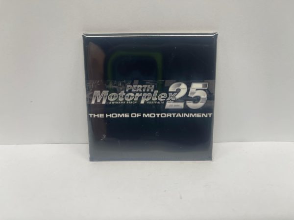 PERTH MOTORPLEX 25 YEARS LOGO MAGNET