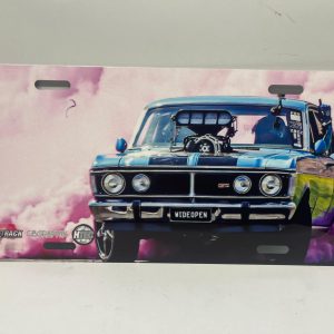 WIDE OPEN LICENSE PLATE - CAR