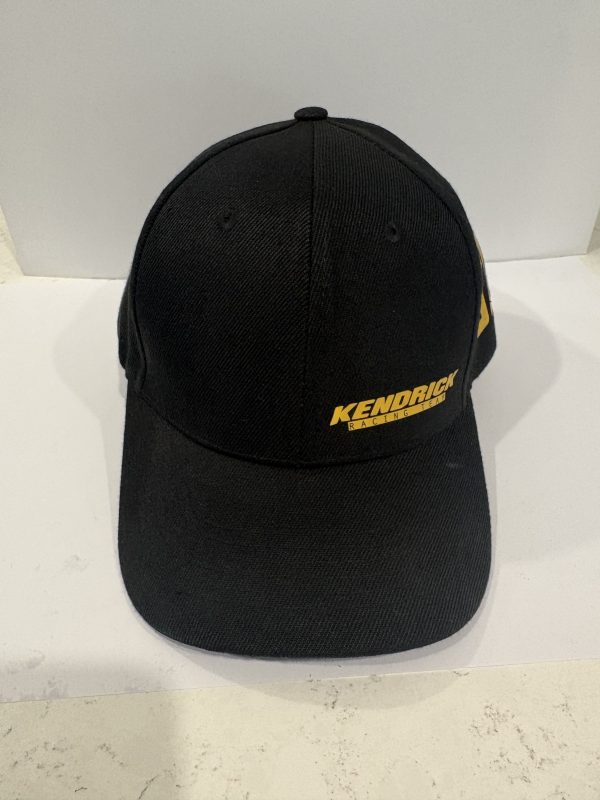 KENDRICK RACING TEAM.  BLACK CAP / VERCRO BACK