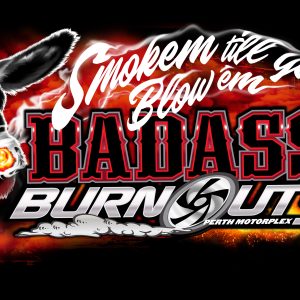 2025 BADASS BURNOUTS LICENSE PLATE