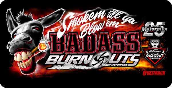 2025 BADASS BURNOUTS LICENSE PLATE