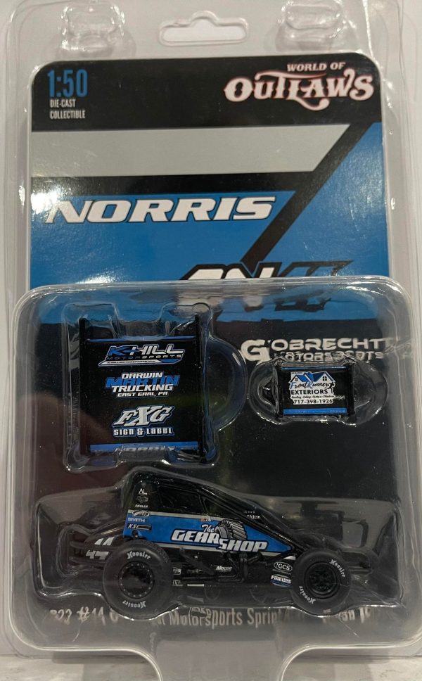 2023 1:50 Scale DYLAN NORRIS. GOBRECHT MOTORSPORTS