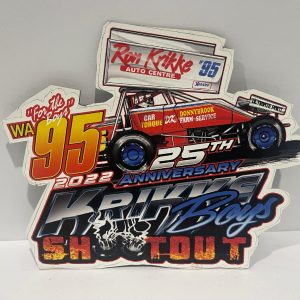 2022 KRIKKE BOYS SHOOTOUT STICKER - RED CAR