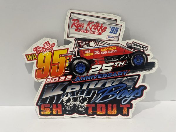 2022 KRIKKE BOYS SHOOTOUT STICKER - RED CAR