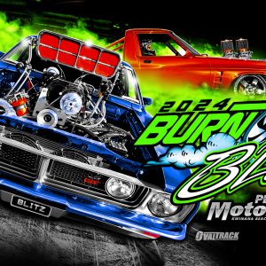 2024 BURNOUT BLITZ LICENSE PLATE