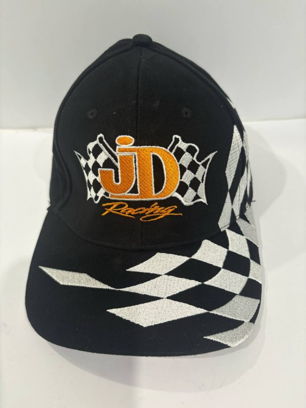 JOHN DAY RACING.  BLACK/CHECK CAP / BUCKEL BACK