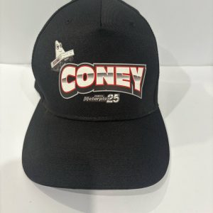 CONEY.  BLACK CAP / VERCRO BACK