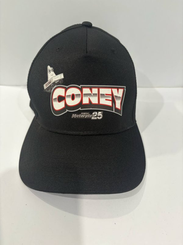 CONEY.  BLACK CAP / VERCRO BACK