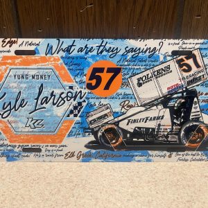 2025 KYLE LARSON WHAT ARE THEY SAYING LICENSE PLATE