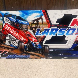 2025 KYLE LARSON CHILLI BOWL LICENSE PLATE
