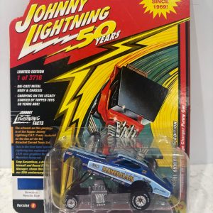 1:64 Scale JOHNNY LIGHTNING - HAWAIIAN DODGE CHARGER - CYAN/BLUE