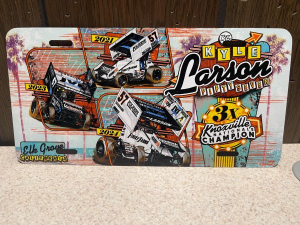 2025 KYLE LARSON NATIONALS LICENSE PLATE