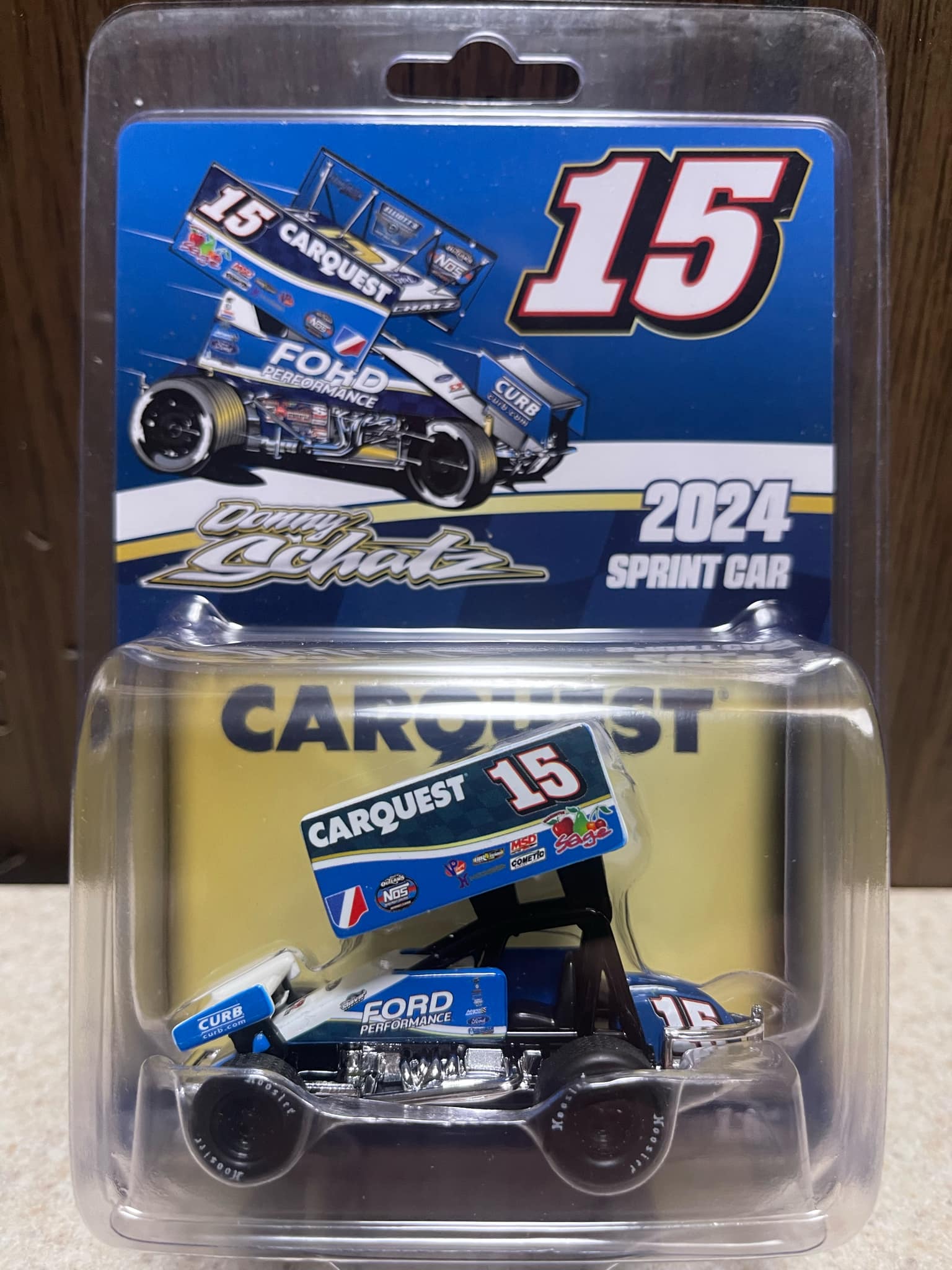ERTL 1/64 Donny Schatz #15 CARQUEST Sprint Car Diecast – 2020 Limited Edition