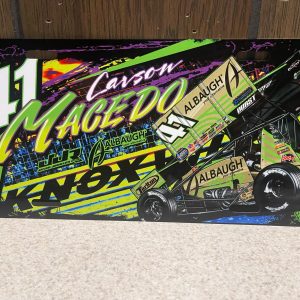 2025 CARSON MACEDO NATIONALS LICENSE PLATE