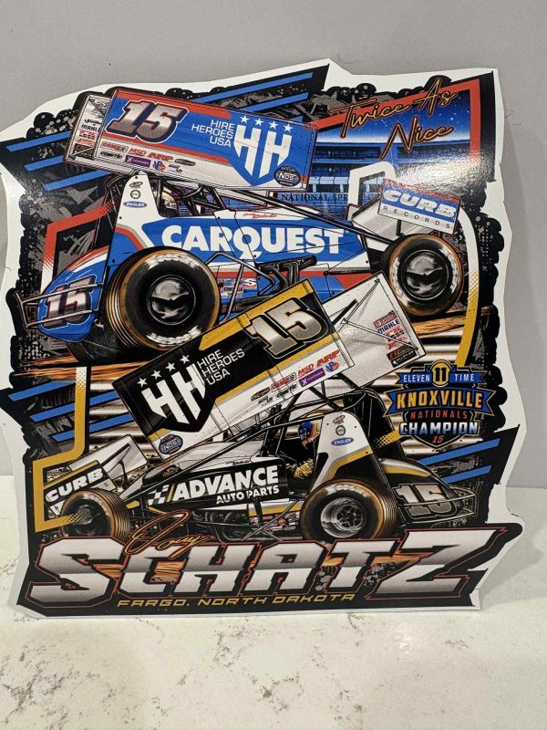 DONNY SCHATZ 2025 KNOXVILLE NATIONALS STICKER