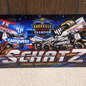 2025 DONNY SCHATZ NATIONALS LICENSE PLATE