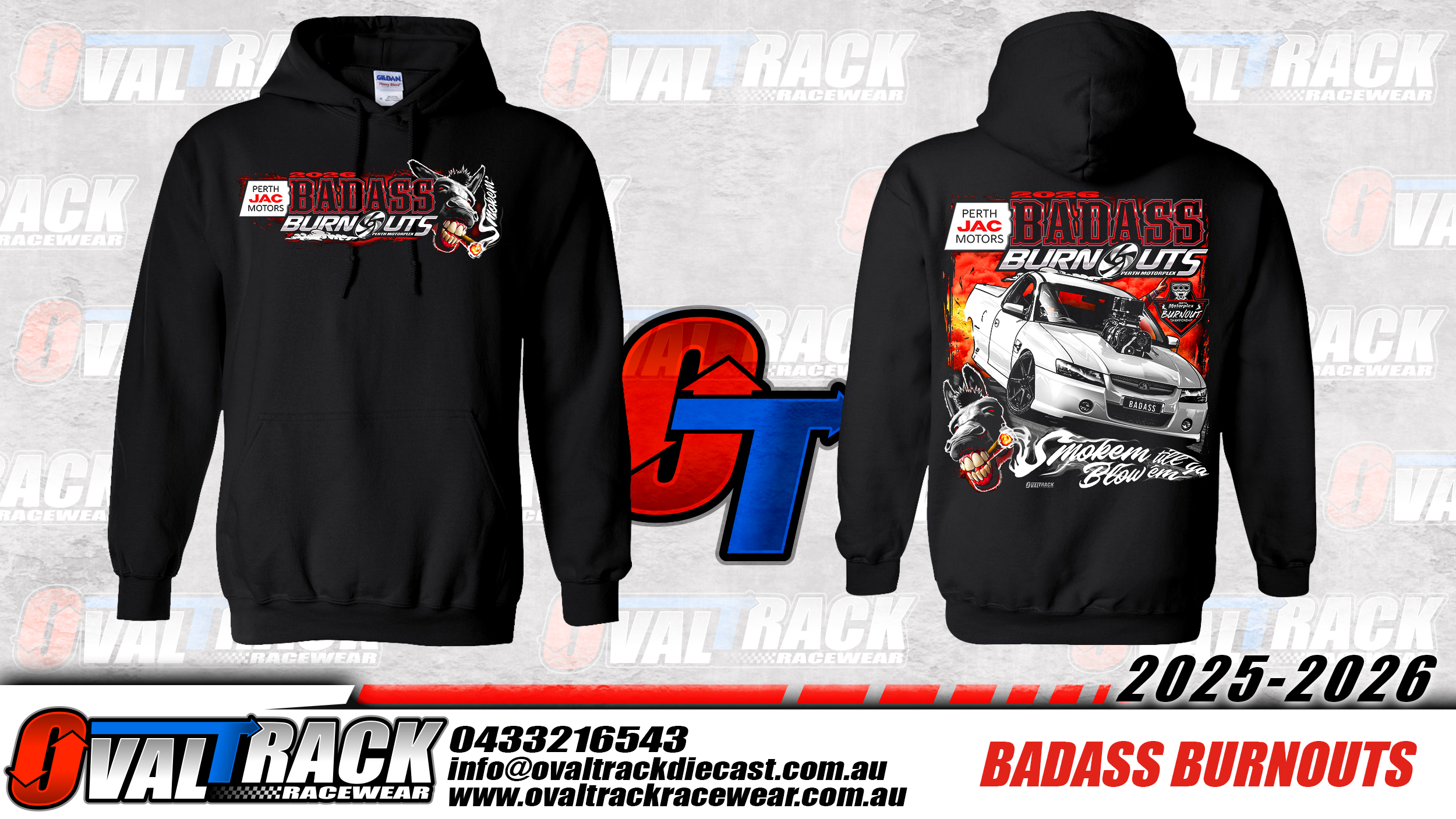 2026 BADASS BURNOUTS HOODIE