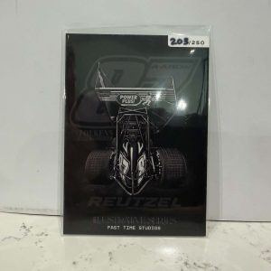 AARON REUTZEL - ILLUSTRATIVE SPRINTCAR TRADING CARD D1