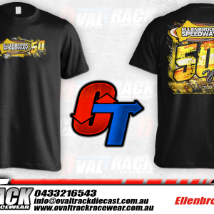 Ellenbrook Speedway 50th Anniversary T-Shirt PER-ORDER Pay - Pick up on the Day 26/27-09-2026